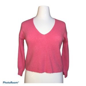 Lumiere Pink Crop Sweater